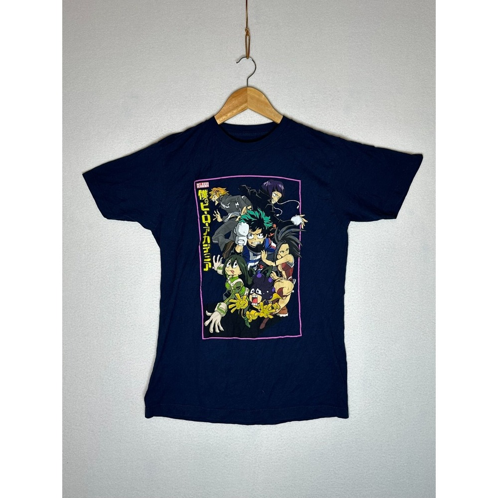 My Hero Academia T Shirt Mens Size M Blue Anime Character Graphic Tee Funimation